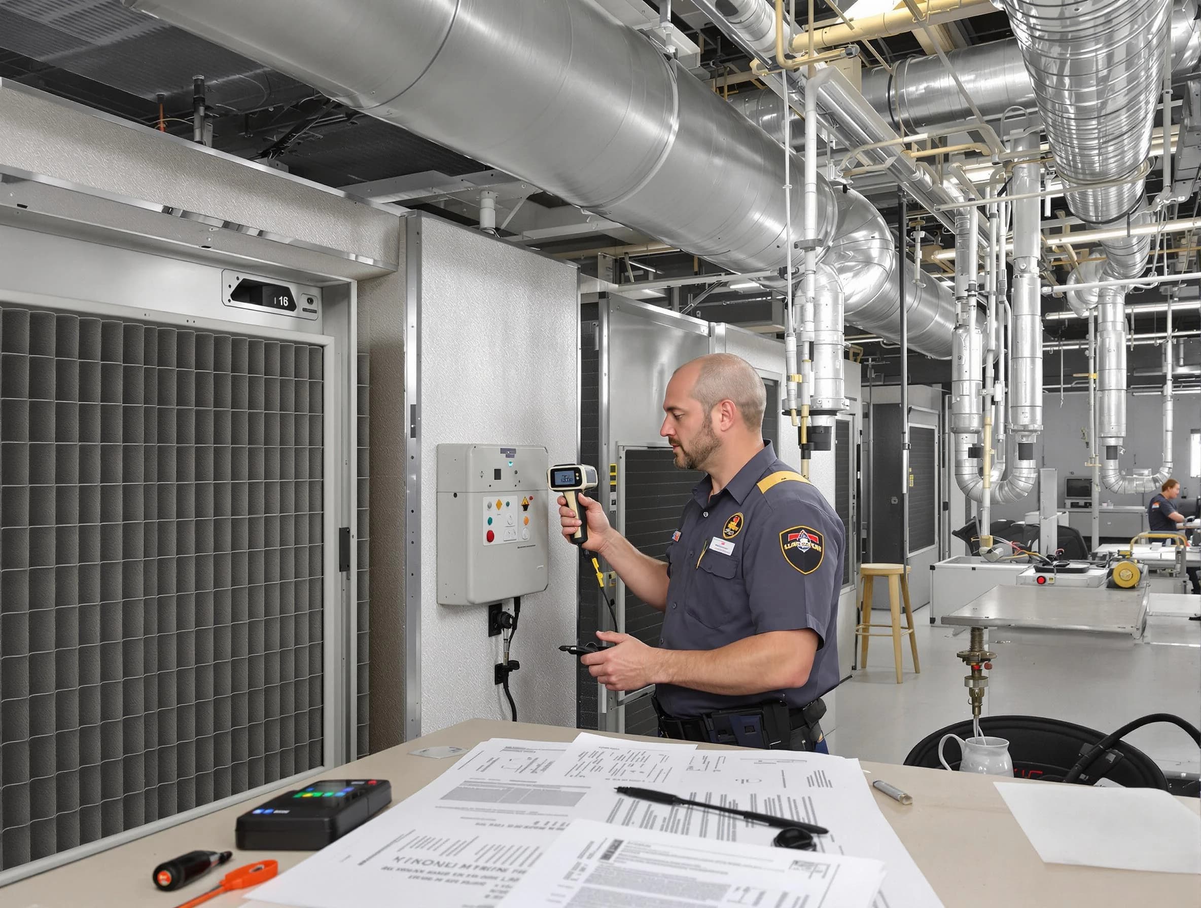 Professional filter system inspection by Innsbrook Air Duct Cleaning in Innsbrook