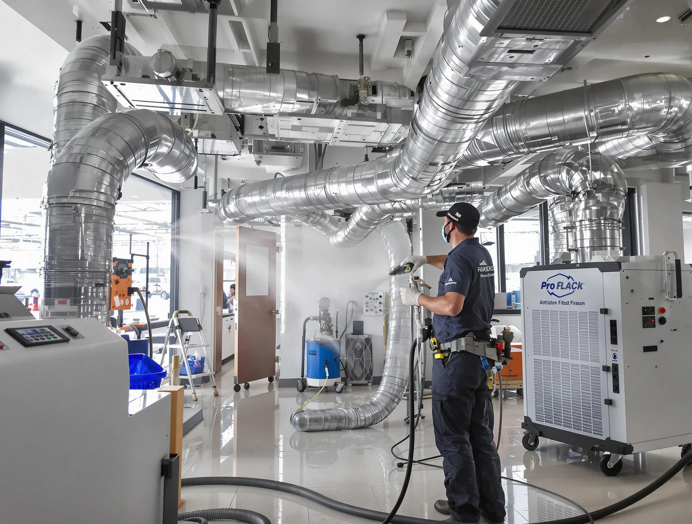 Negative Pressure Air Duct Cleaning in Innsbrook