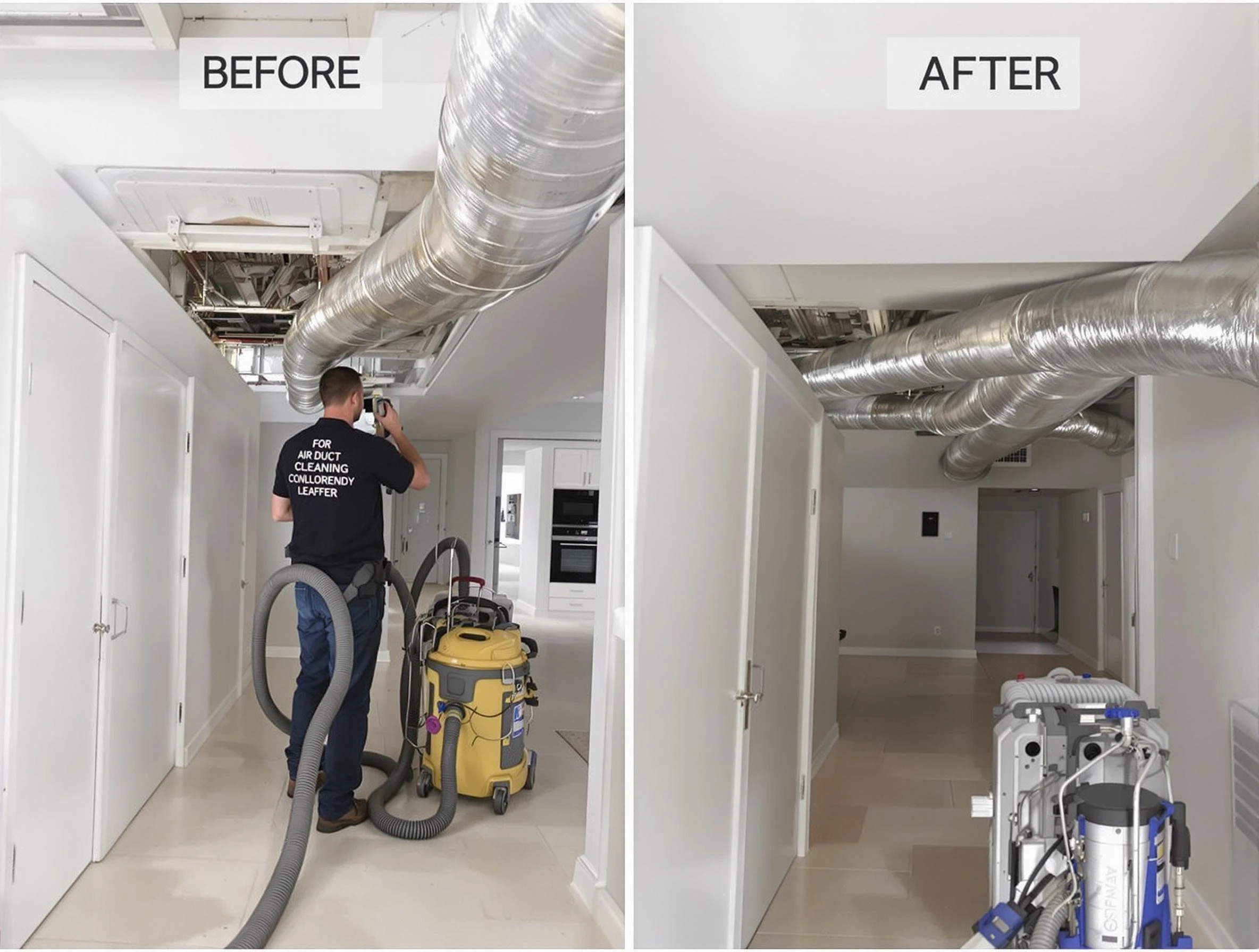 Innsbrook Air Duct Cleaning professional performing thorough air duct cleaning in Innsbrook