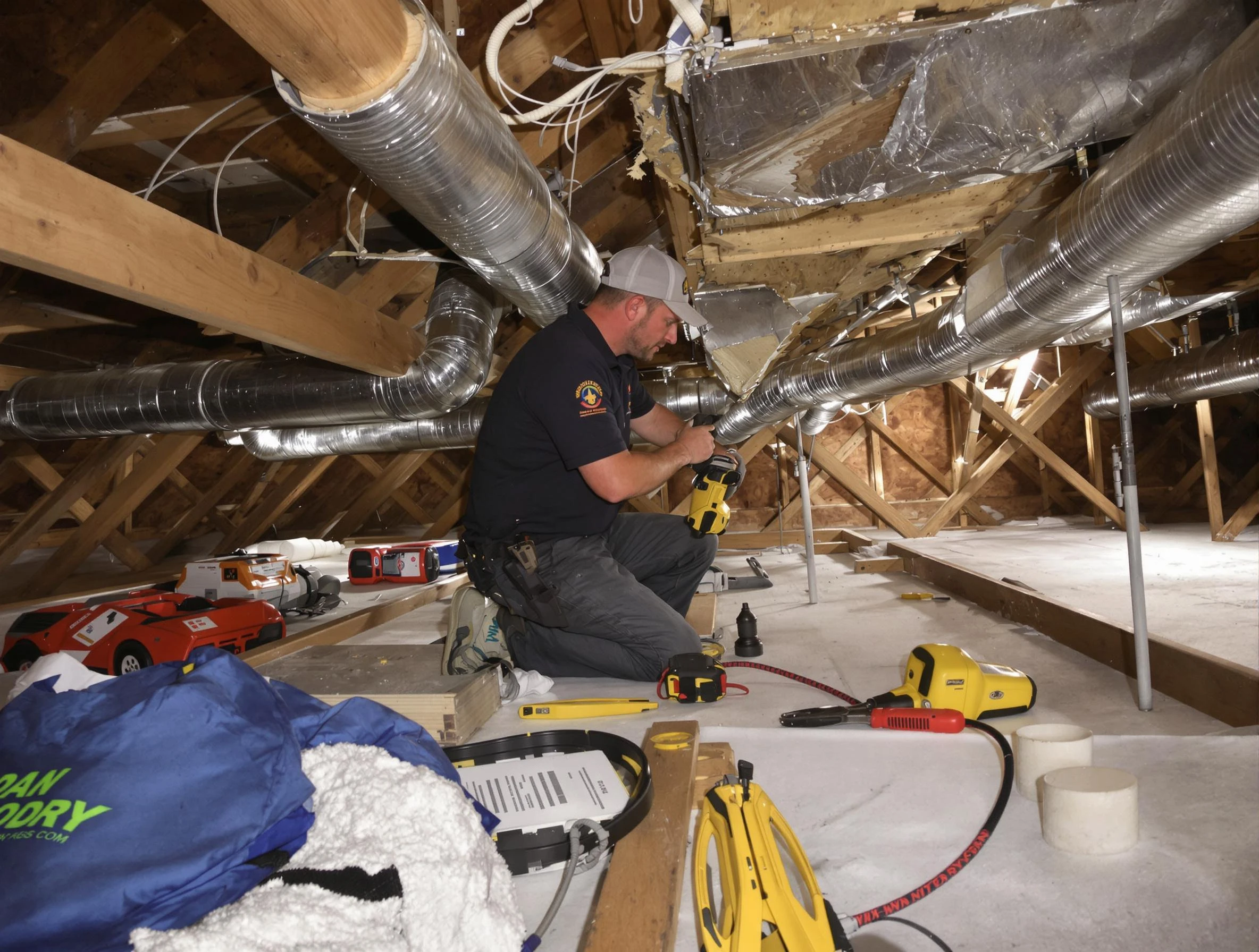 Professional air duct repair by Innsbrook Air Duct Cleaning in Innsbrook