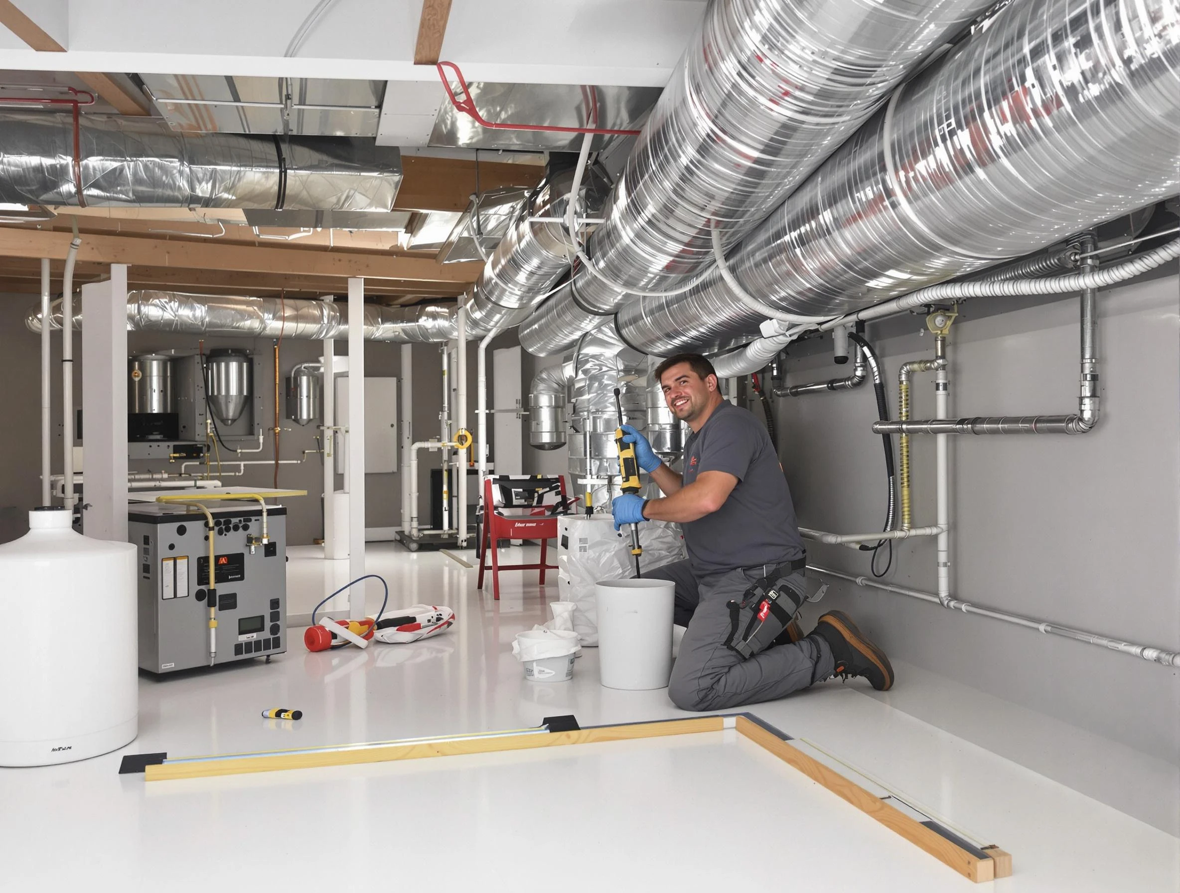 Professional duct sealing service by Innsbrook Air Duct Cleaning in Innsbrook