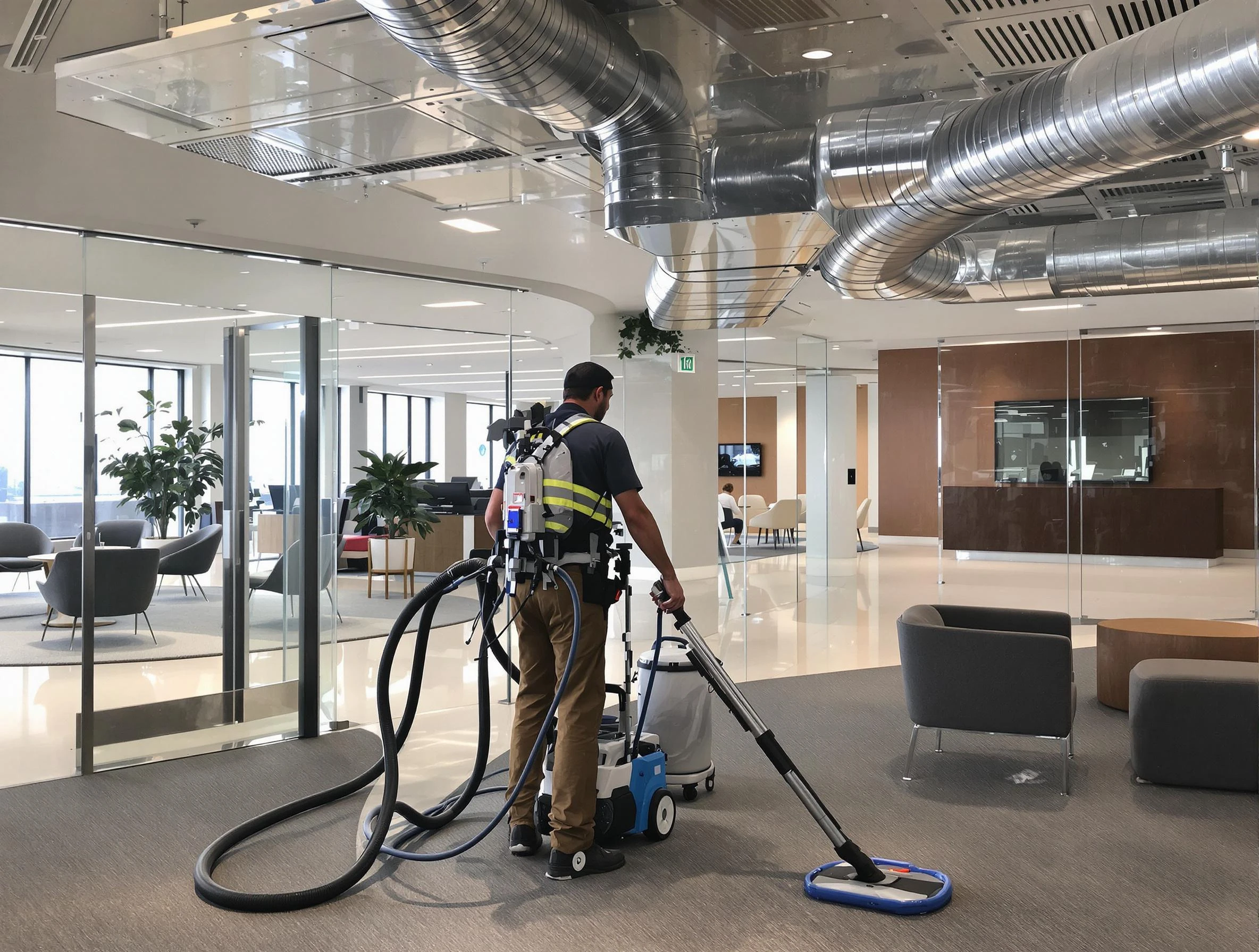 Commercial duct cleaning service by Innsbrook Air Duct Cleaning in Innsbrook