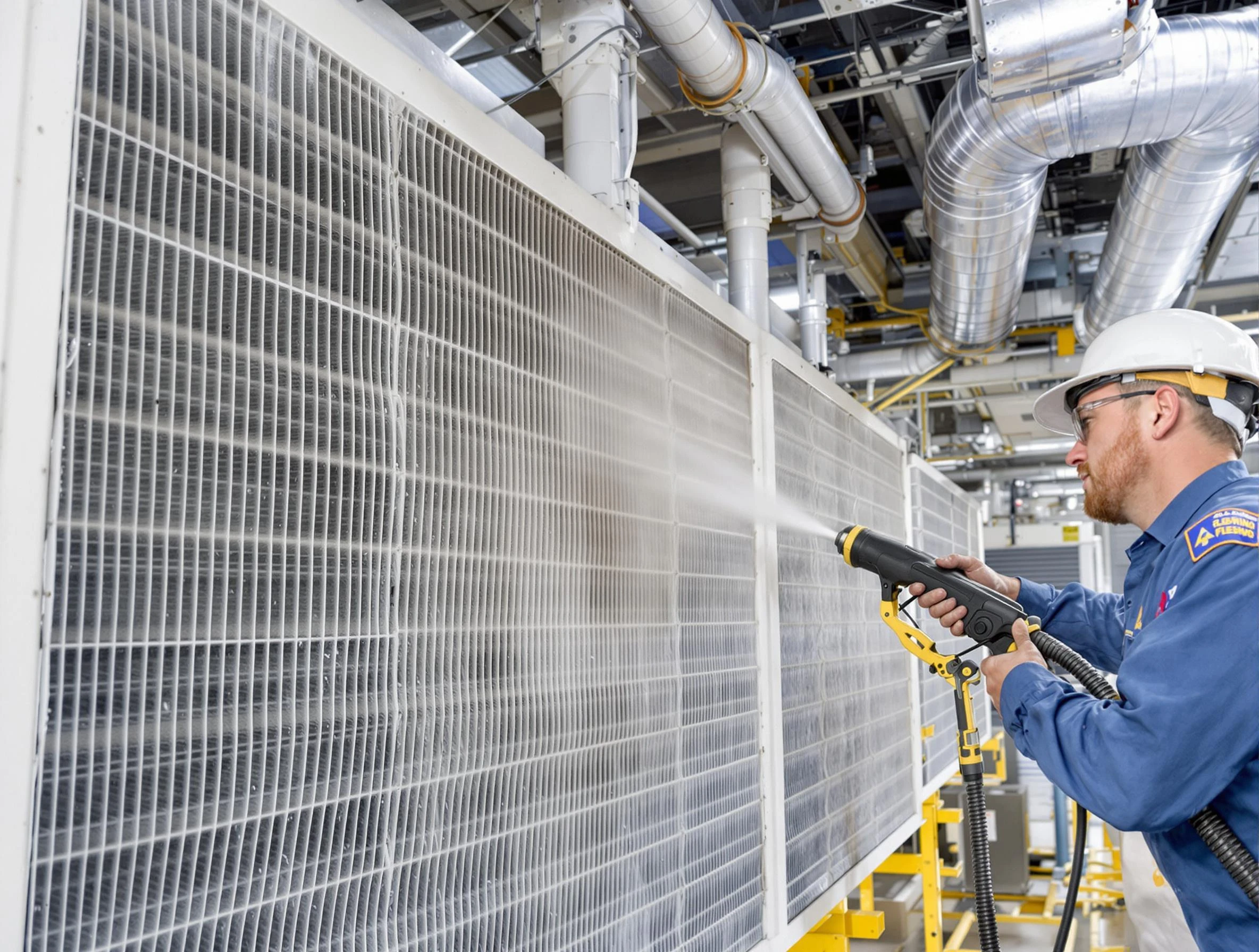 Professional commercial coil cleaning by Innsbrook Air Duct Cleaning in Innsbrook