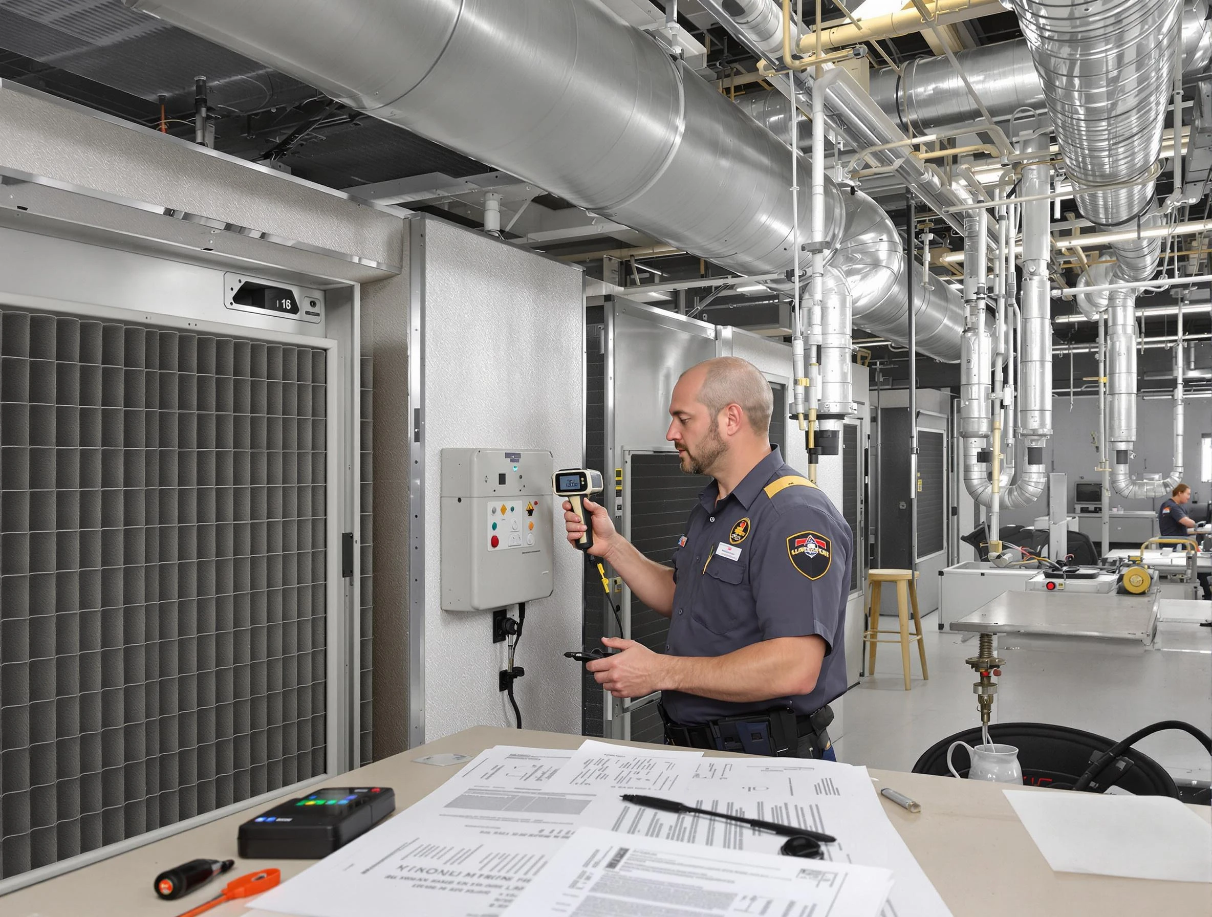 Professional filter system inspection by Innsbrook Air Duct Cleaning in Innsbrook