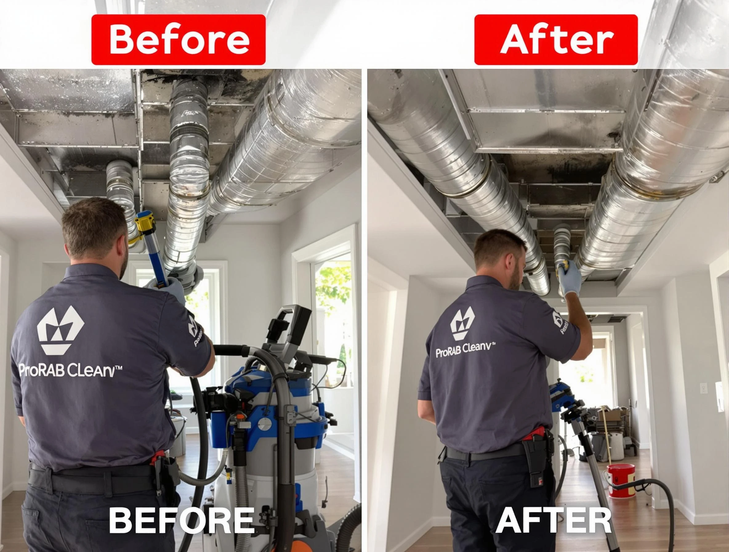 Innsbrook Air Duct Cleaning expert performing thorough residential duct cleaning in a Innsbrook home